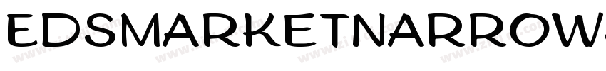 EdsMarketNarrowSlant字体转换