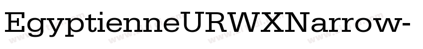 EgyptienneURWXNarrow字体转换