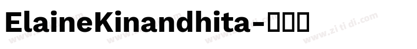 ElaineKinandhita字体转换