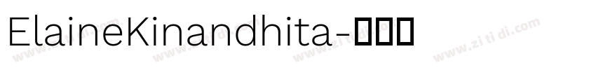 ElaineKinandhita字体转换