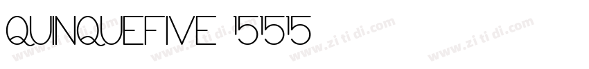 QUINQUEFIVE字体转换