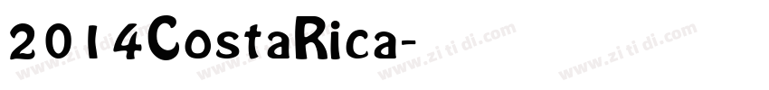 2014CostaRica字体转换