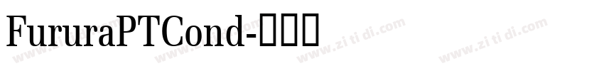 FururaPTCond字体转换