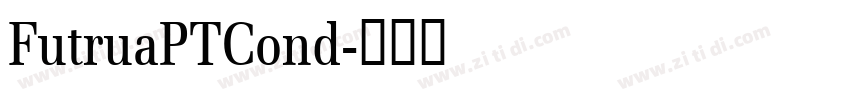 FutruaPTCond字体转换