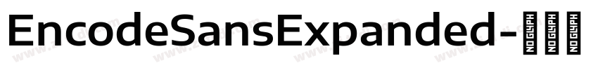 EncodeSansExpanded字体转换