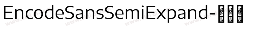 EncodeSansSemiExpand字体转换