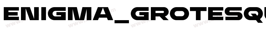 Enigma_Grotesque字体转换