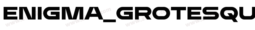 Enigma_Grotesque字体转换