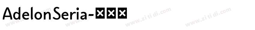 AdelonSeria字体转换