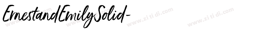 ErnestandEmilySolid字体转换