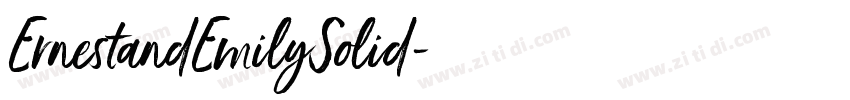 ErnestandEmilySolid字体转换
