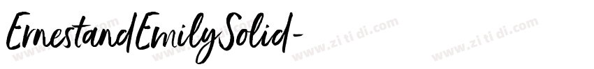 ErnestandEmilySolid字体转换