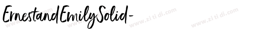 ErnestandEmilySolid字体转换