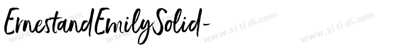 ErnestandEmilySolid字体转换