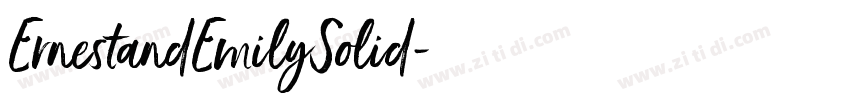 ErnestandEmilySolid字体转换