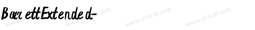 BarrettExtended字体转换