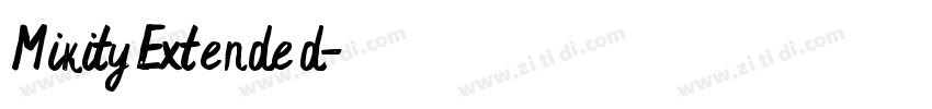 MikityExtended字体转换
