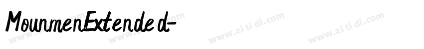 MounmenExtended字体转换