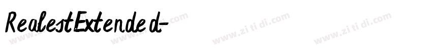 RealestExtended字体转换