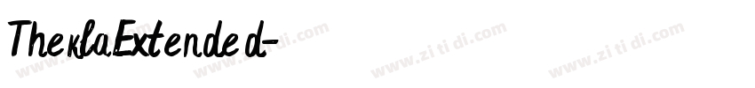 TheklaExtended字体转换