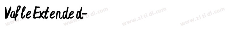 VafleExtended字体转换
