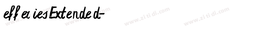 efferiesExtended字体转换