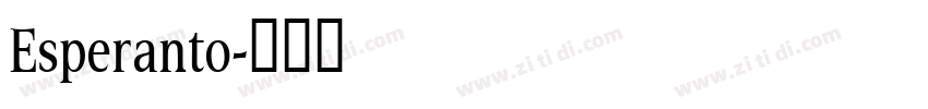 Esperanto字体转换