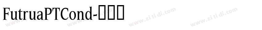FutruaPTCond字体转换