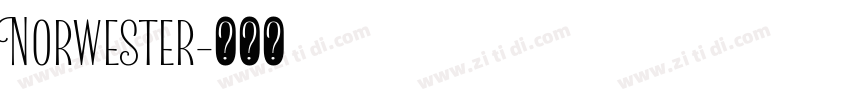 Norwester字体转换