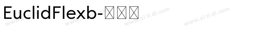 EuclidFlexb字体转换