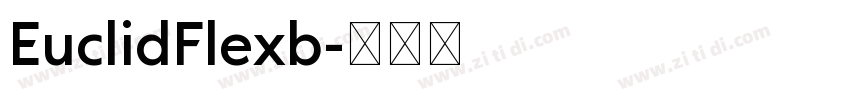 EuclidFlexb字体转换