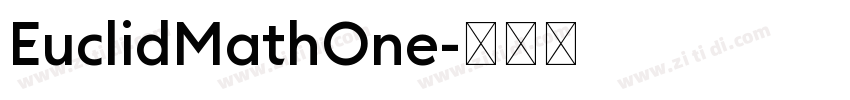 EuclidMathOne字体转换