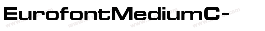 EurofontMediumC字体转换