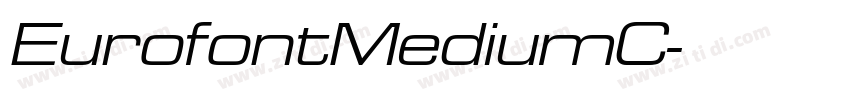 EurofontMediumC字体转换