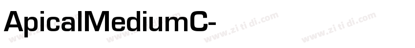 ApicalMediumC字体转换