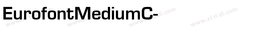 EurofontMediumC字体转换