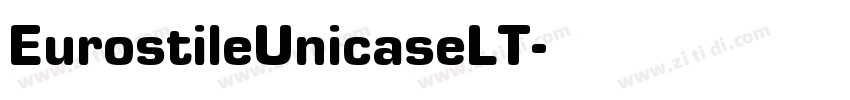 EurostileUnicaseLT字体转换