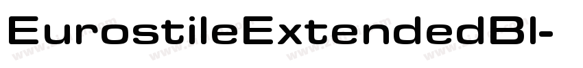 EurostileExtendedBl字体转换