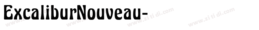 ExcaliburNouveau字体转换