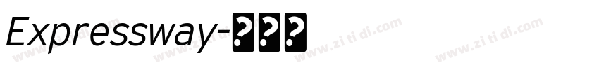Expressway字体转换
