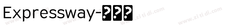 Expressway字体转换
