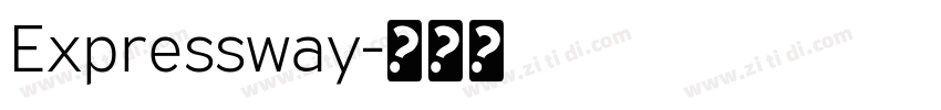 Expressway字体转换