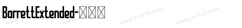 BarrettExtended字体转换