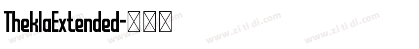TheklaExtended字体转换