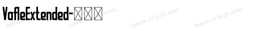 VafleExtended字体转换