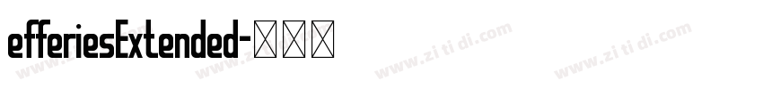 efferiesExtended字体转换