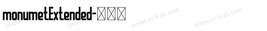 monumetExtended字体转换