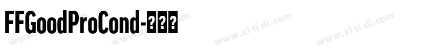 FFGoodProCond字体转换