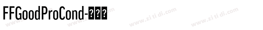 FFGoodProCond字体转换