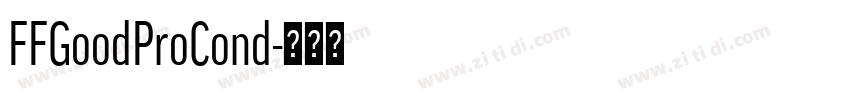 FFGoodProCond字体转换
